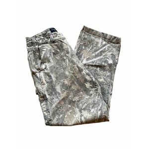 Abercrombie & Fitch Camo Cargo Pants Baggy Fit Men's 32x34 Grunge